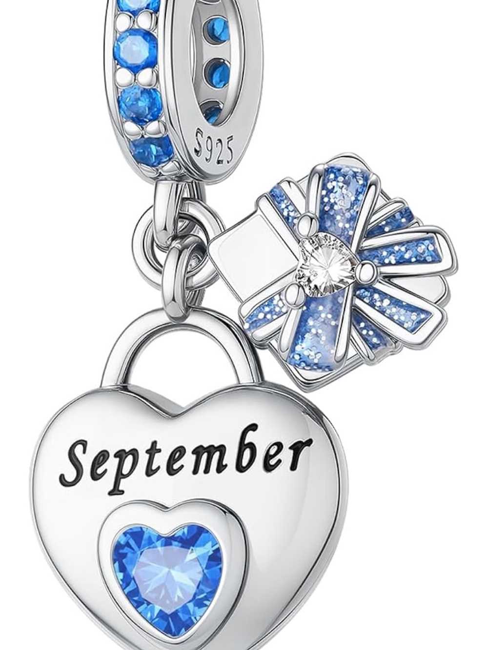 925 Sterling Silver Happy Birthday Bead Charm Love